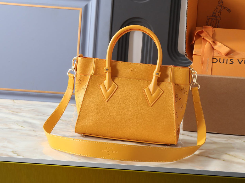 Louis Vuitton On My Side Turnlock Tote — back
