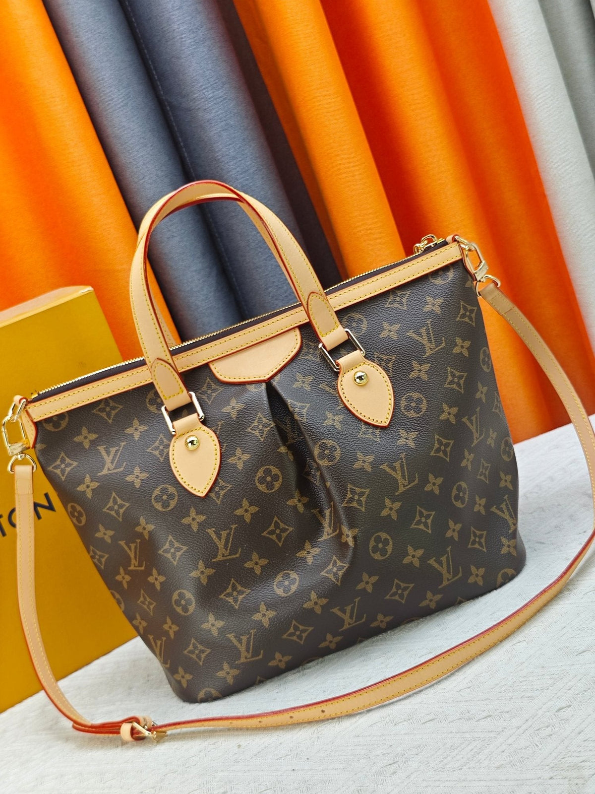 Louis Vuitton Pleated Monogram Canvas Handbag — hero