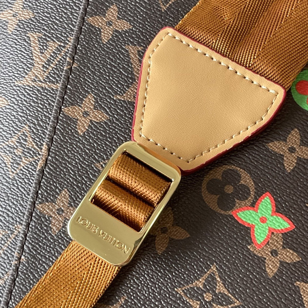 Louis Vuitton Christopher Multicolor Monogram Backpack — detail