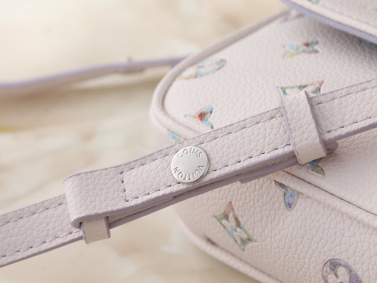 Louis Vuitton Ivy Wallet on Chain in Pastel Monogram — detail