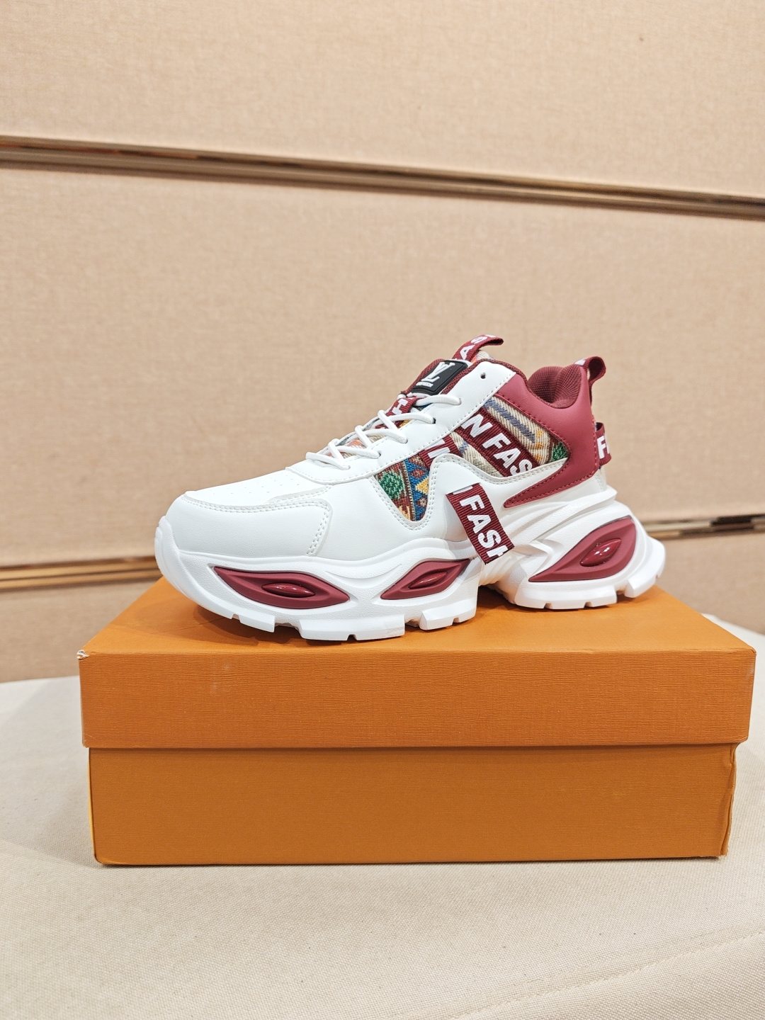 Louis Vuitton Paneled Chunky Sole Sneakers — front