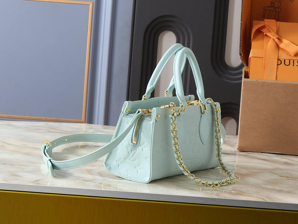 Louis Vuitton OnTheGo East West Monogram Empreinte Tote — side