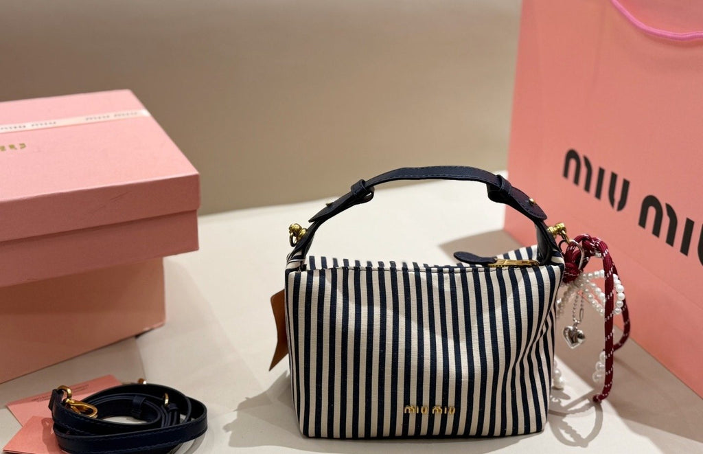 Miu Miu Mini Lunchbox Top-Handle Shoulder Bag — back