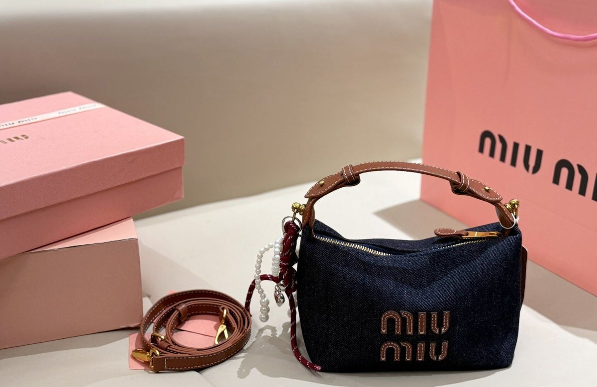 Miu Miu Mini Lunchbox Top-Handle Shoulder Bag — front