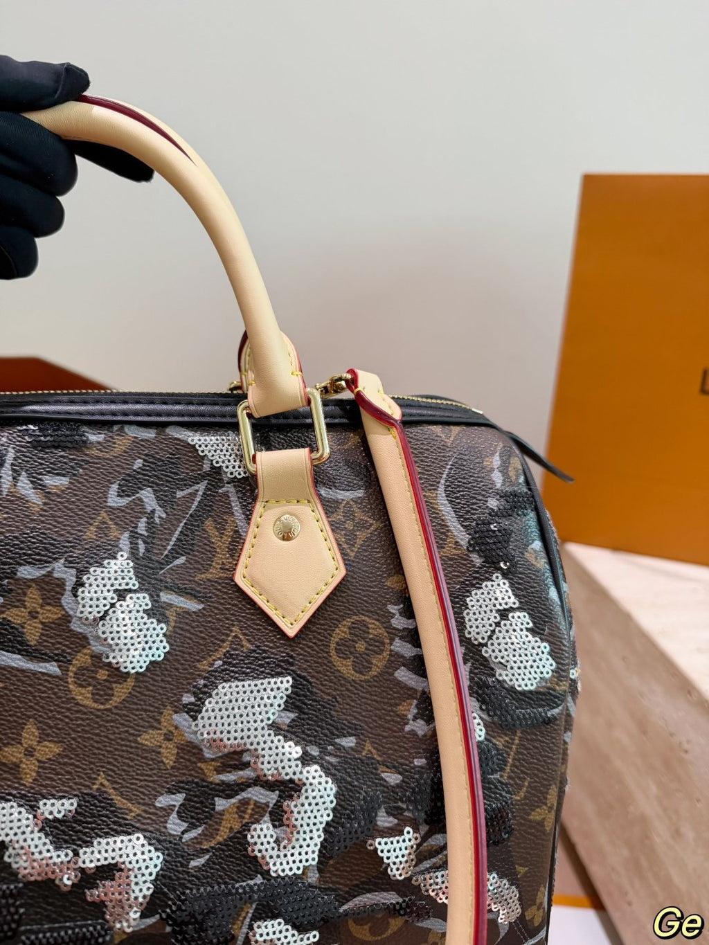 Louis Vuitton Speedy Soft Monogram Artwork Bag — detail