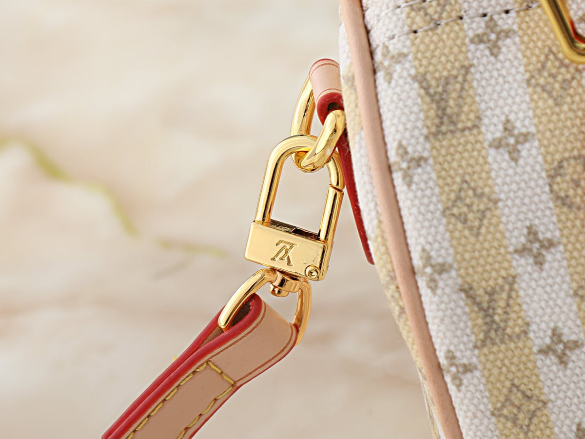 Louis Vuitton Nano Speedy Printed Canvas Mini Handbag — detail