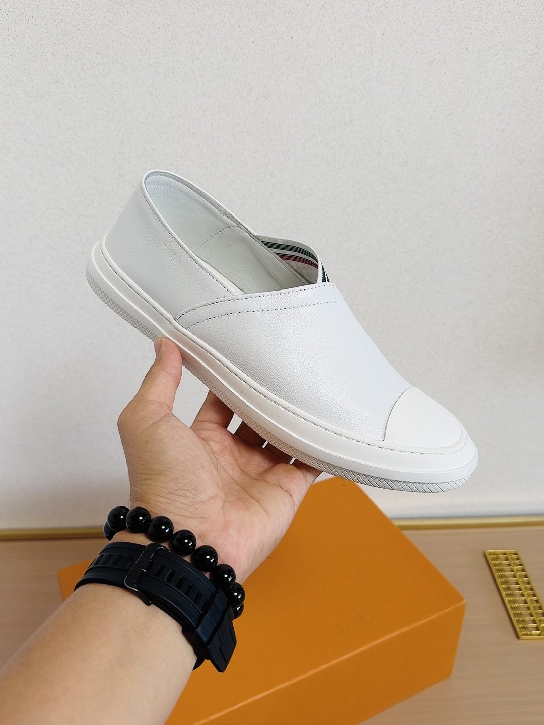 Gucci Toe-Cap Slip-On Shoes — model