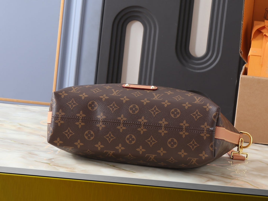 Louis Vuitton Vagabond Hobo Monogram Archive Bag — detail