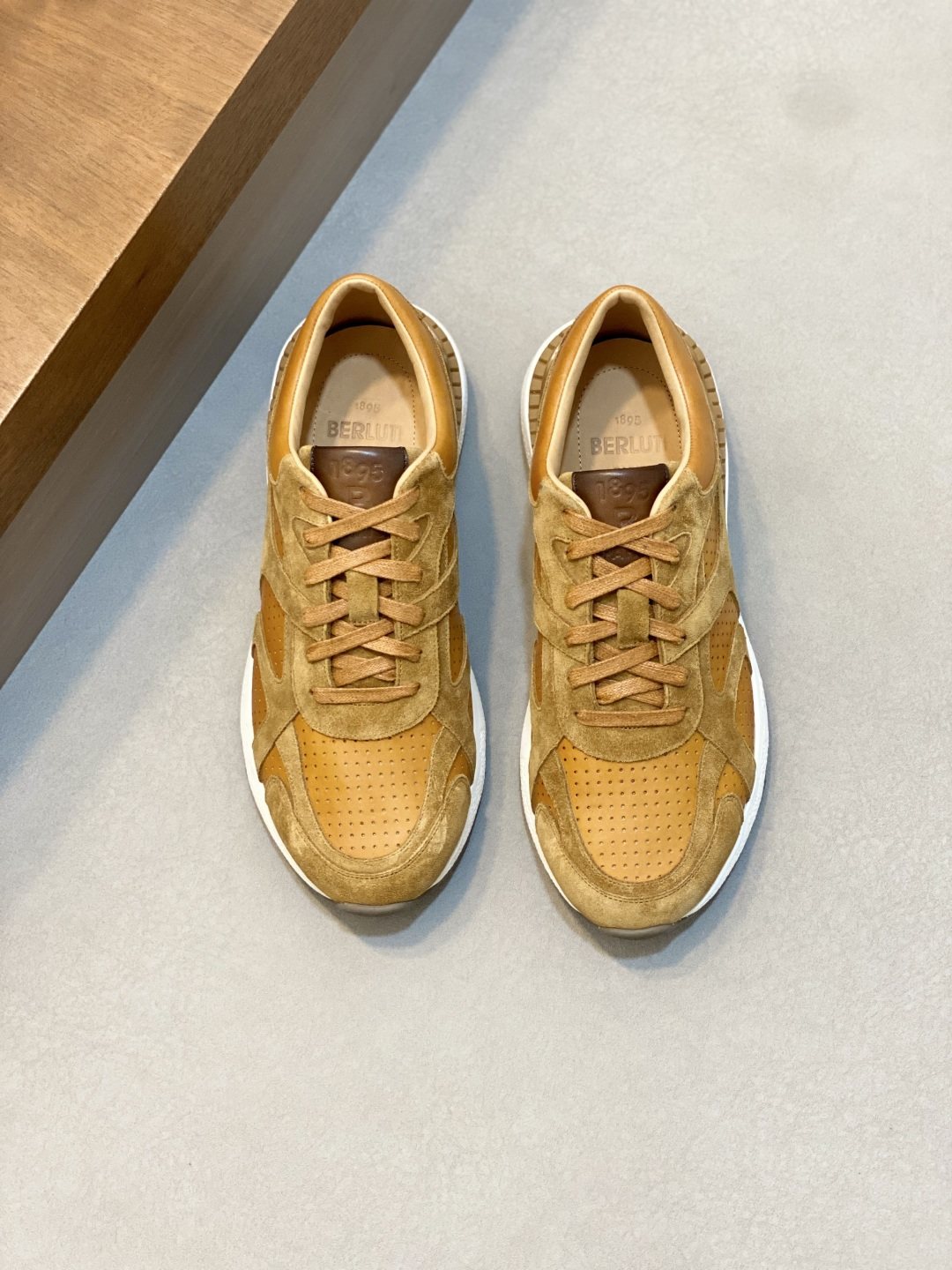 Berluti Sport Track Low-Top Sneakers — front