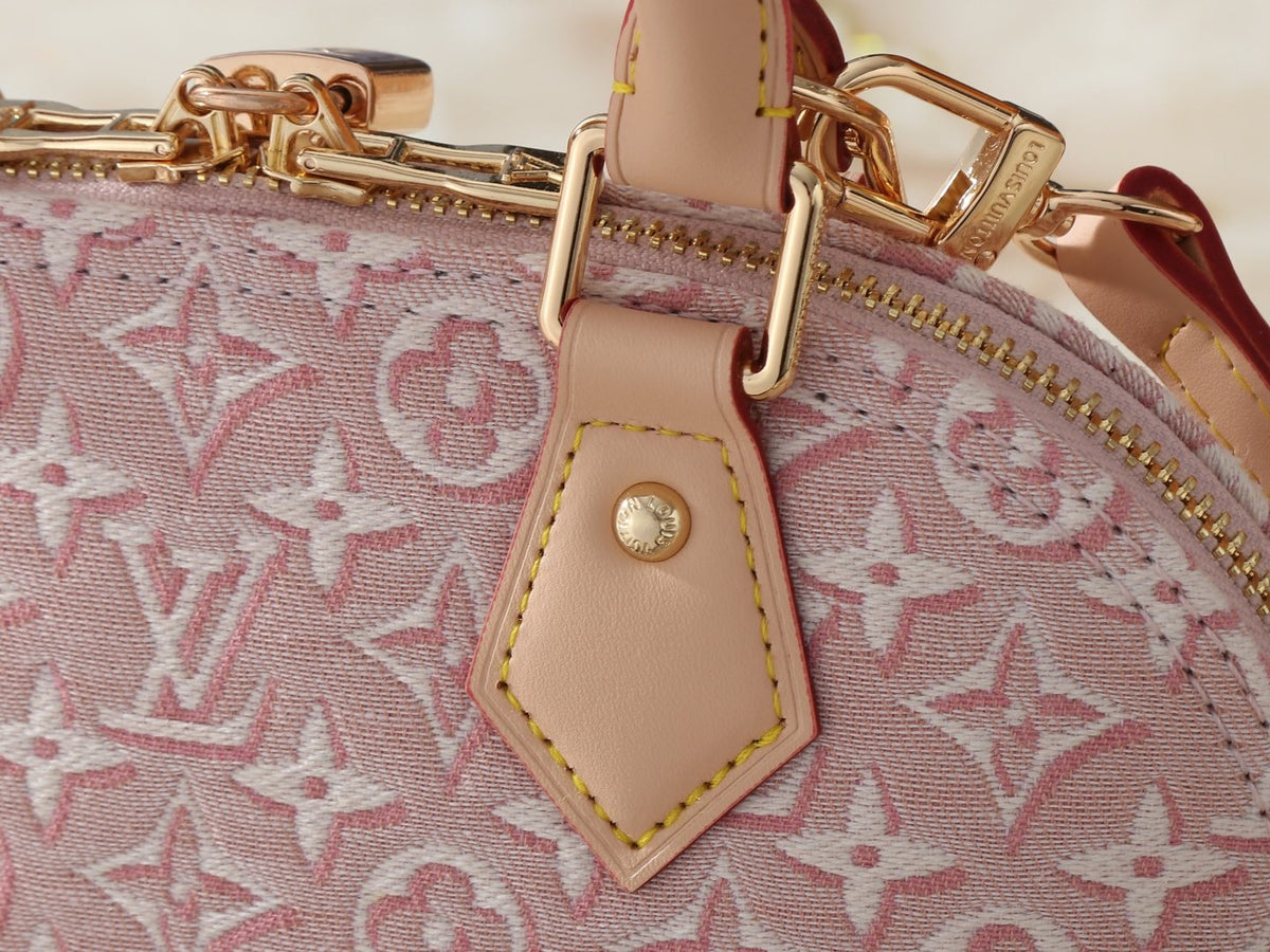 Louis Vuitton Alma BB Monogram Emblème Jacquard Handbag — detail