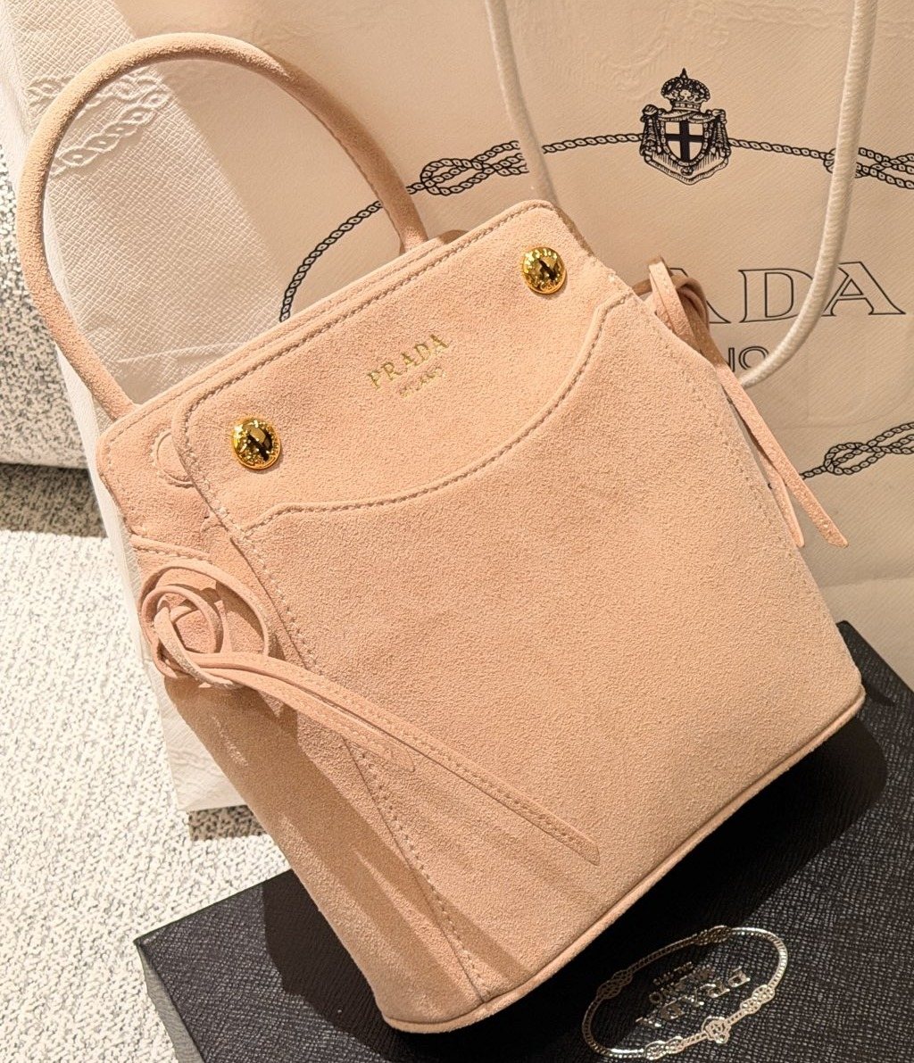 Prada Curved-Pocket Top-Handle Bag — hero