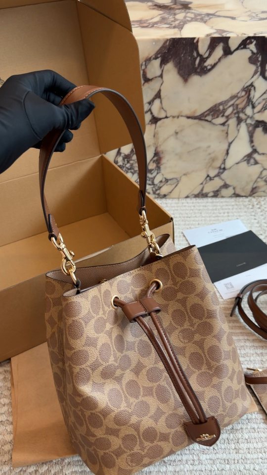 Coach Drawstring Bucket Bag — hero