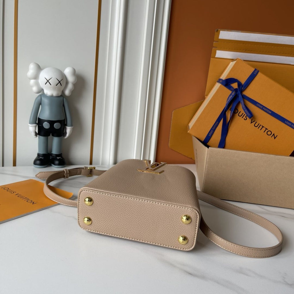 Louis Vuitton Capucines Nano V Mirage Top-Handle Bag — detail