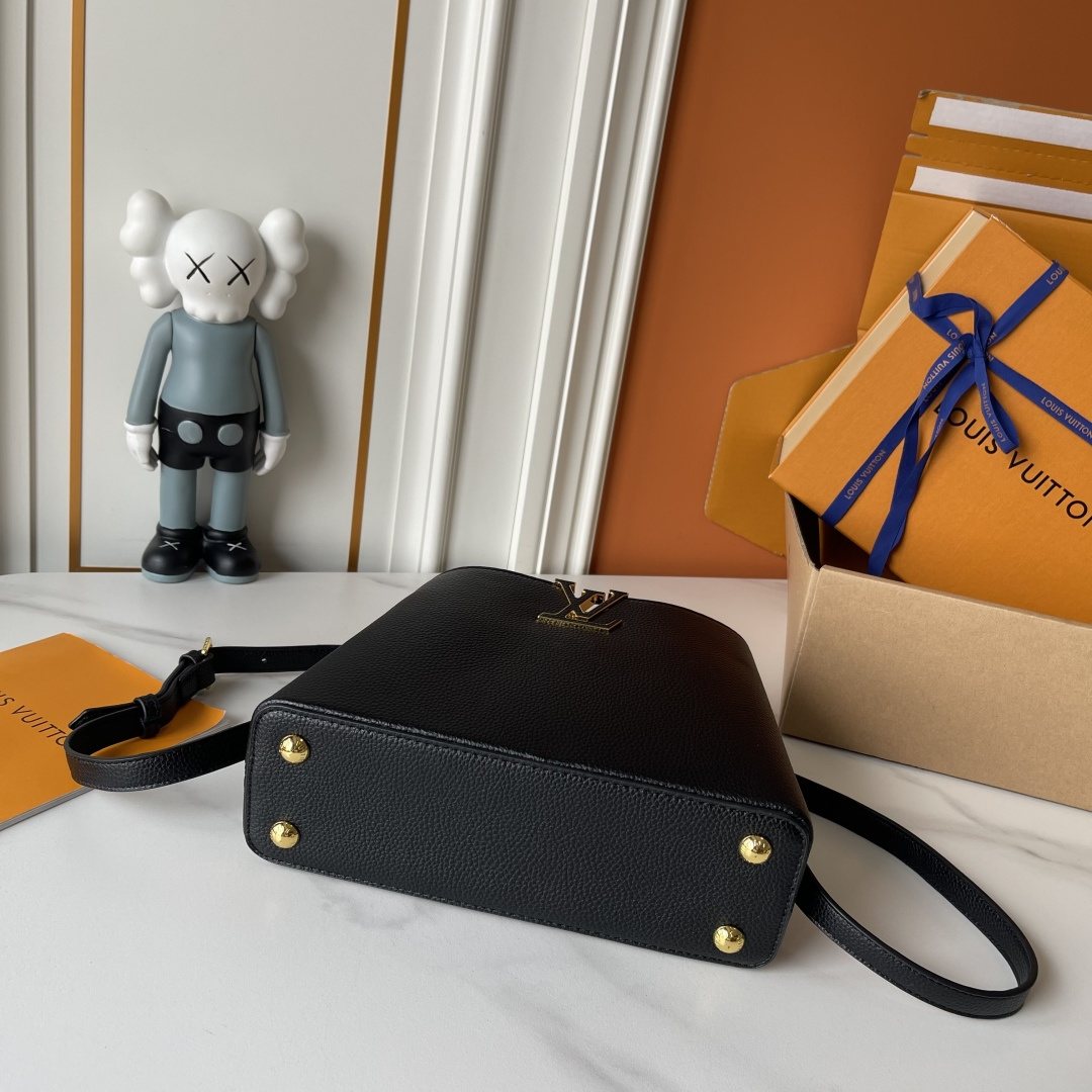 Louis Vuitton Capucines Nano V Mirage Top-Handle Bag — detail