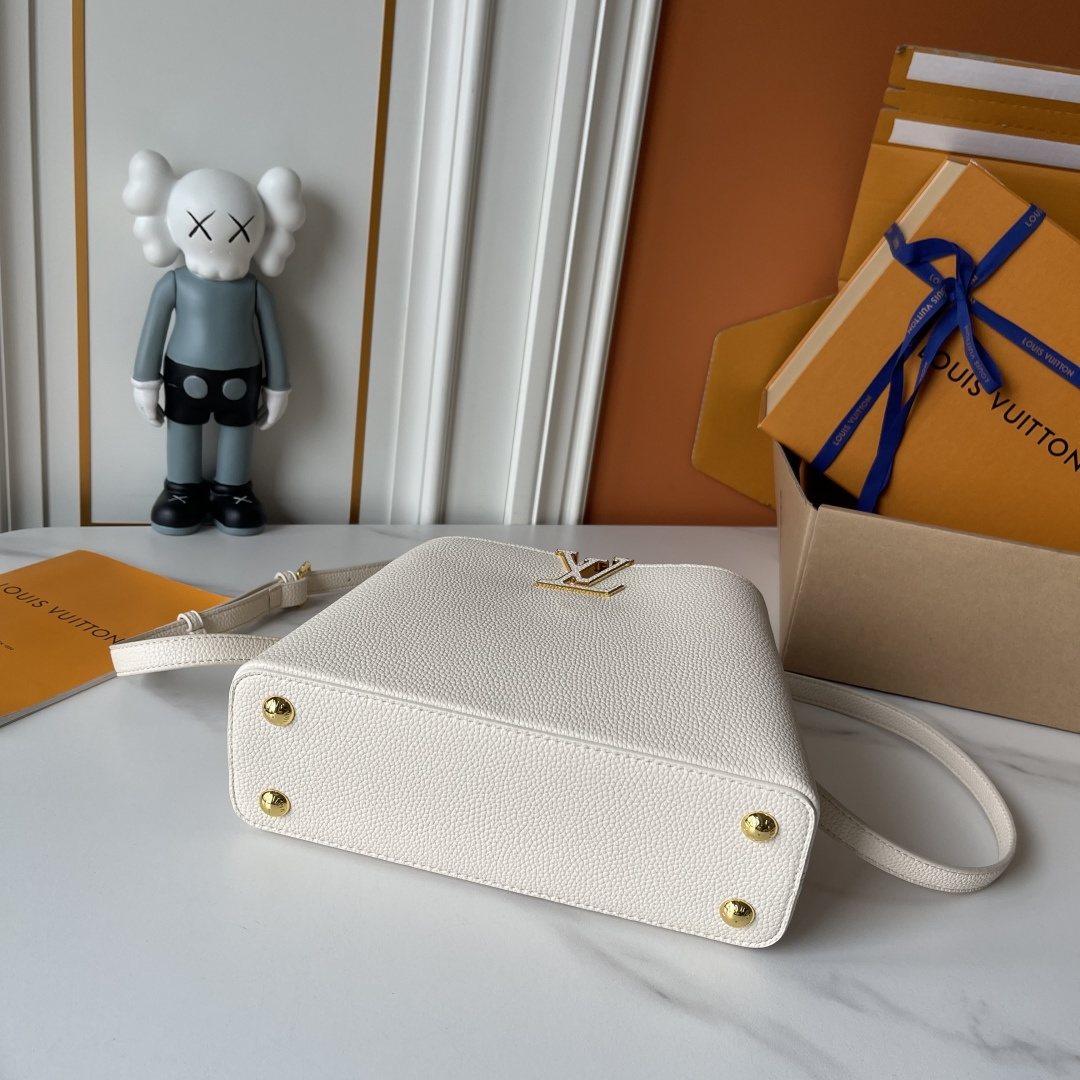 Louis Vuitton Capucines Nano V Mirage Top-Handle Bag — detail