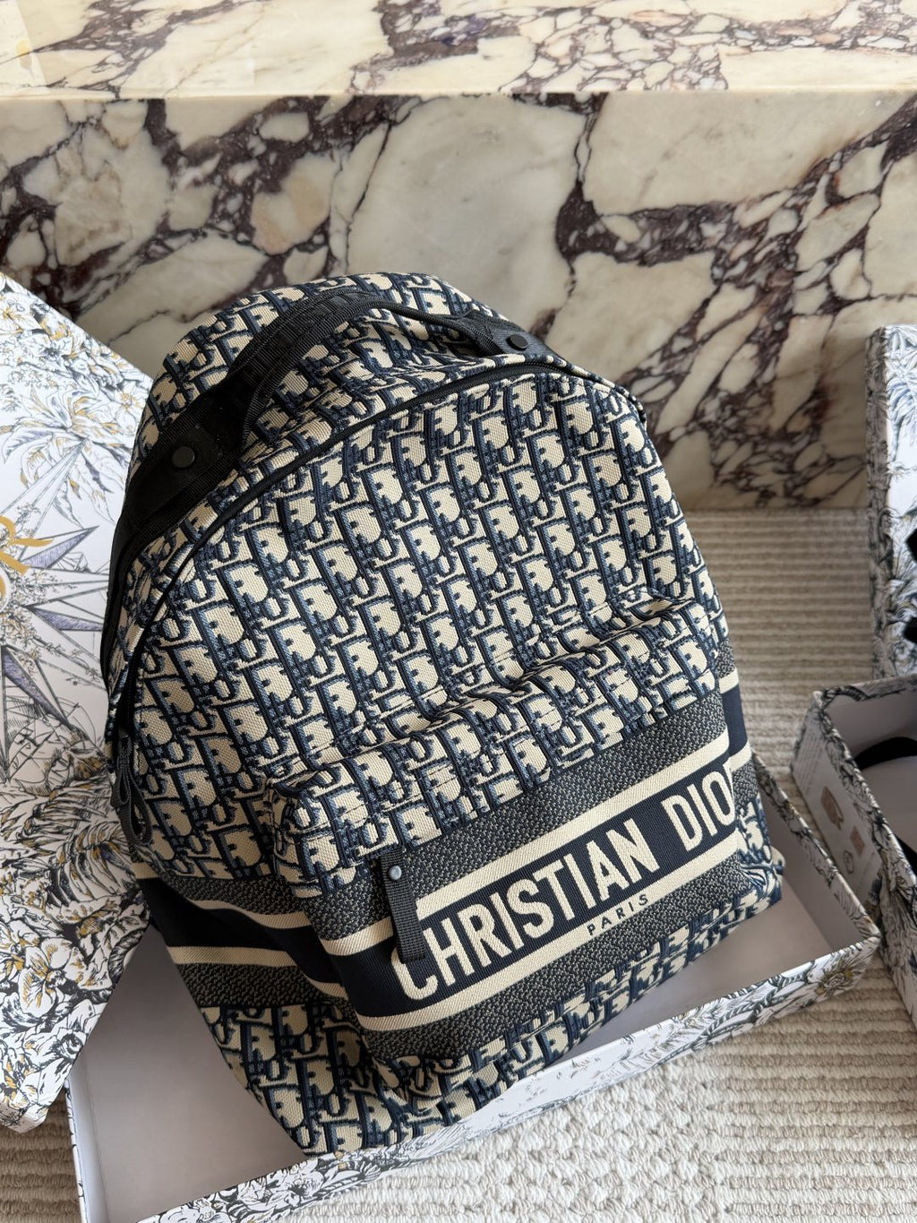 Dior Oblique Monogram Backpack — hero