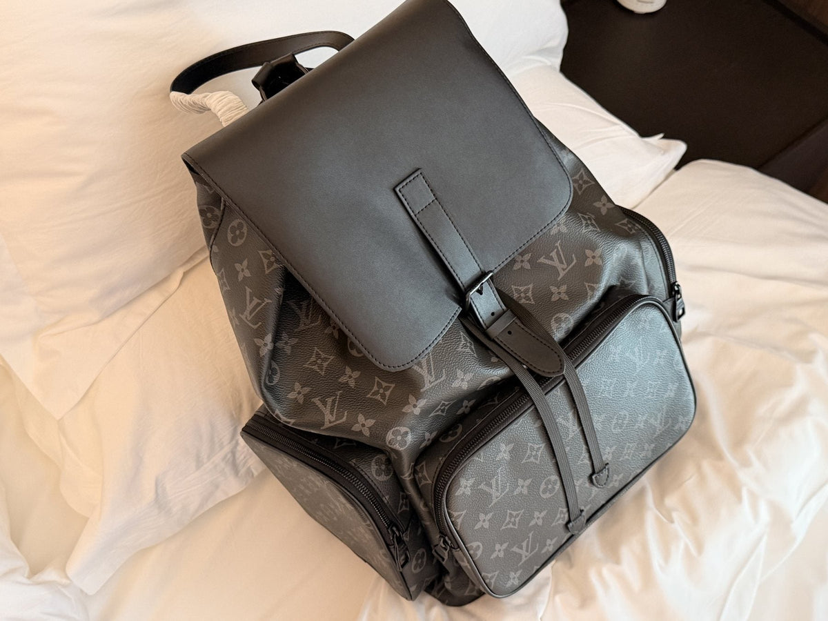 Louis Vuitton Apollo Monogram Eclipse Backpack — front