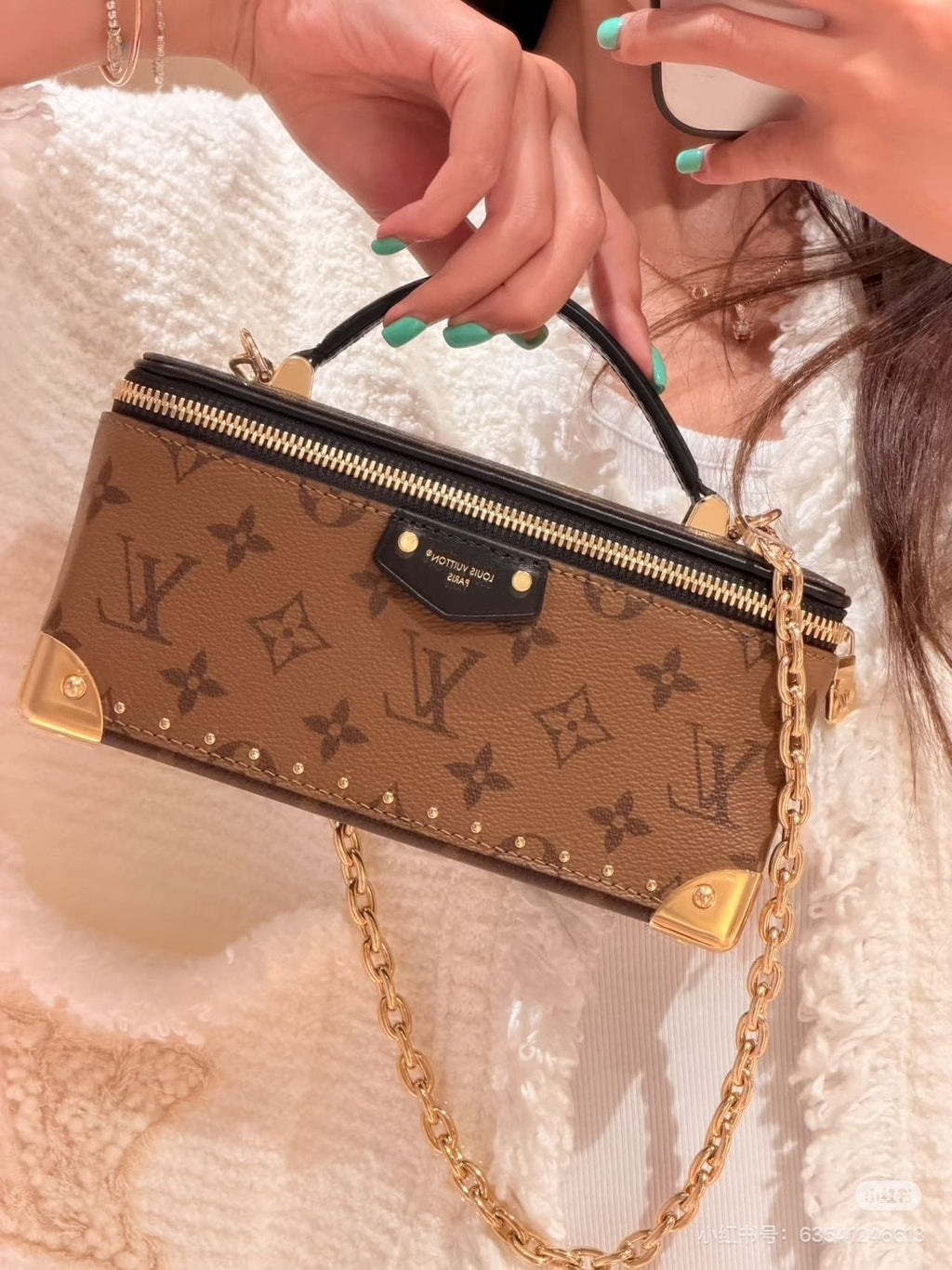 Louis Vuitton Vanity Monogram Trunk Bag — detail