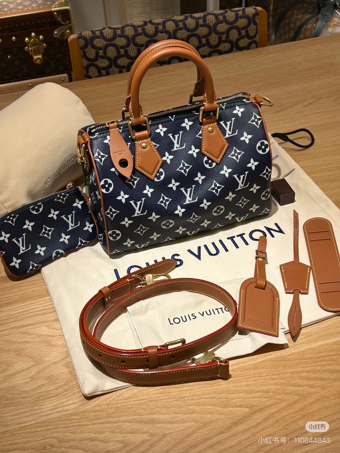 Louis Vuitton Speedy Monogram Duffel-Style Handbag — front