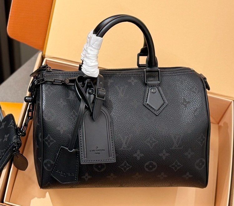 Louis Vuitton Speedy Monogram Duffel-Style Handbag — front