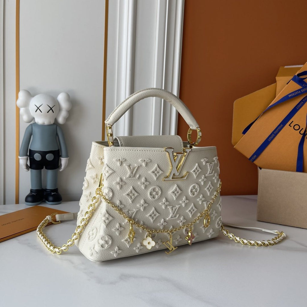 Louis Vuitton Capucines Monogram Charm Top-Handle Bag — hero