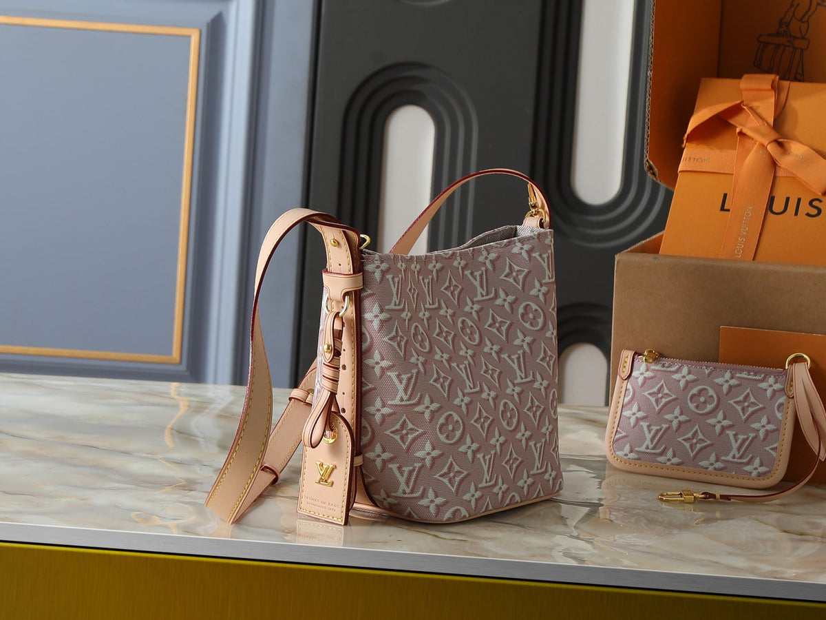 Louis Vuitton All In BB Monogram Jacquard Handbag — side