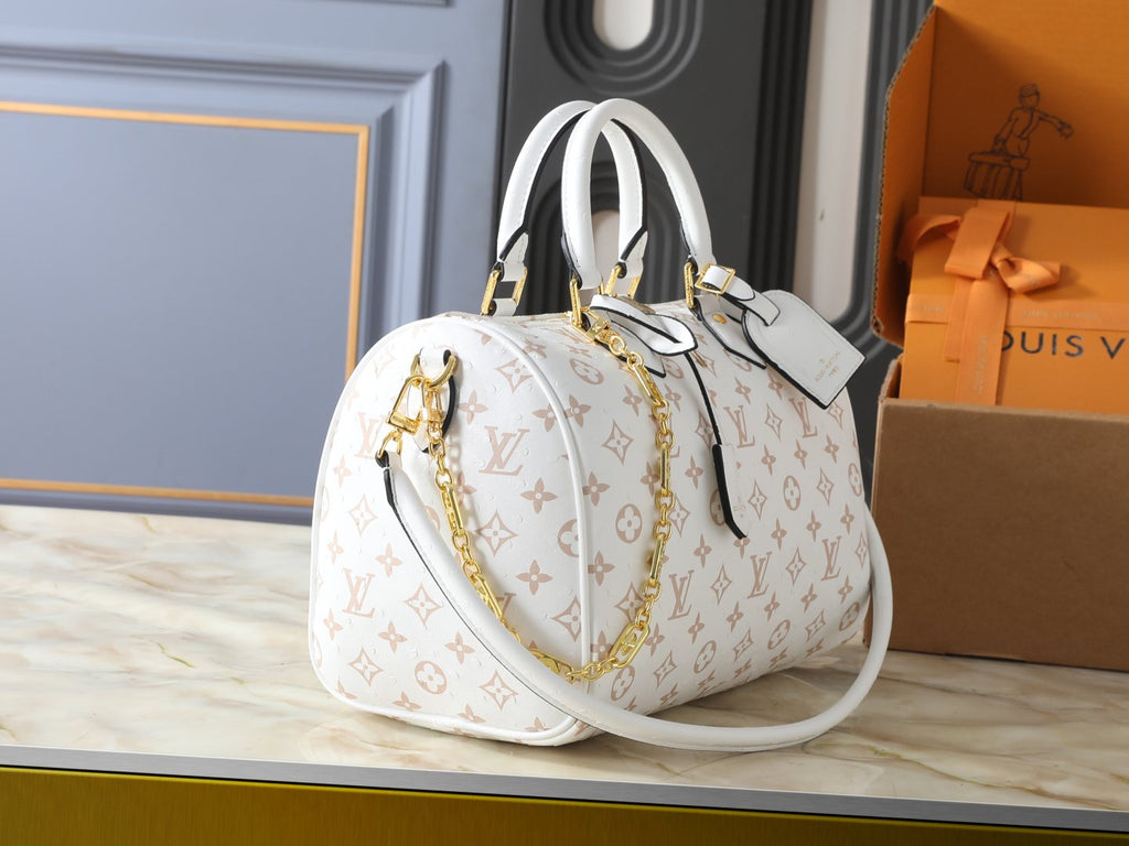 Louis Vuitton Speedy Soft Bandoulière Monogram Bag — side