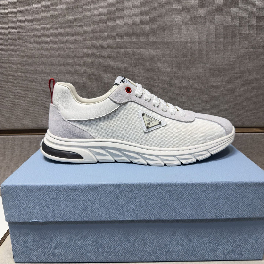 Prada Paneled Low-Top Sneakers — side
