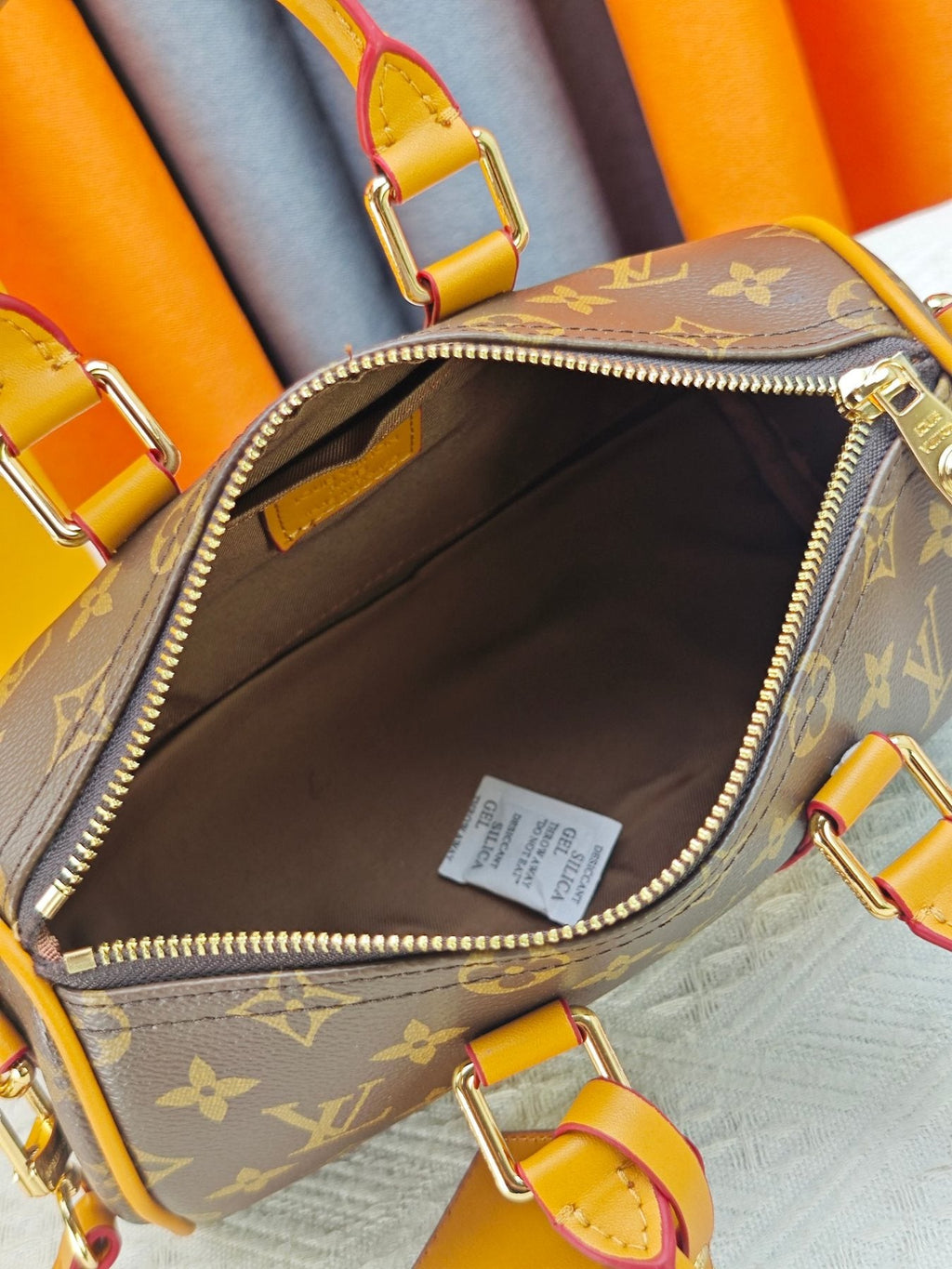 Louis Vuitton Keepall Monogram Barrel Bag — detail