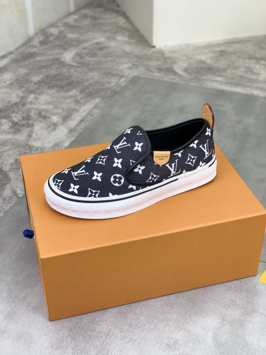 Louis Vuitton Monogram Slip-On Sneakers — side