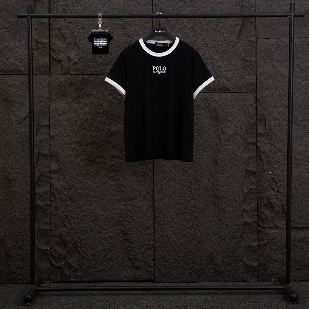 Test2-Ralph Lauren Contrast-Trim Logo T-Shirt — front