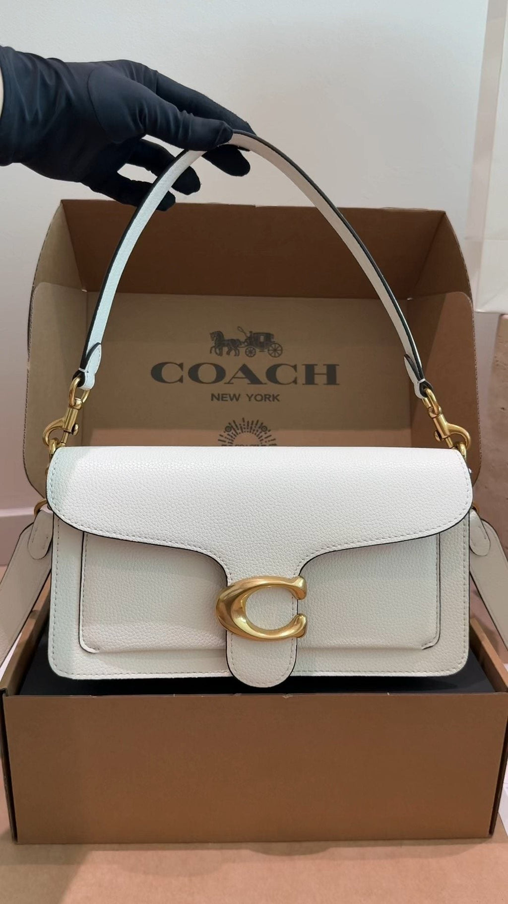 Coach Tabby Curved-Flap Shoulder Bag — hero