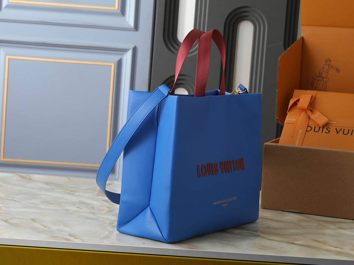 Louis Vuitton Shopper Tote Bag — side