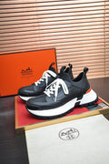 Hermès Paneled Chunky Sneakers — front