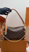 Louis Vuitton Side Trunk Monogram Shoulder Bag — hero