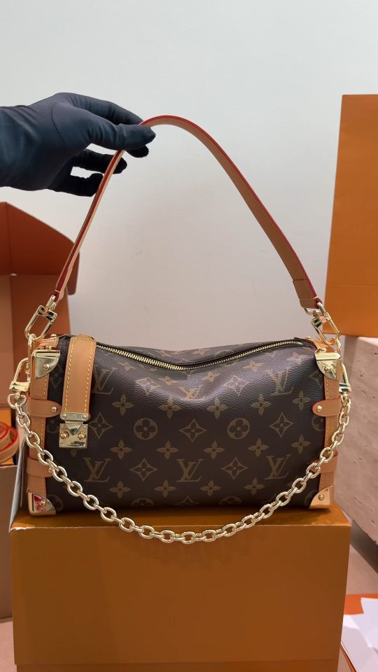 Louis Vuitton Side Trunk Monogram Shoulder Bag — hero