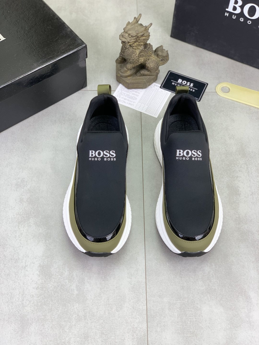 BOSS Low-Top Slip-On Sneakers — front