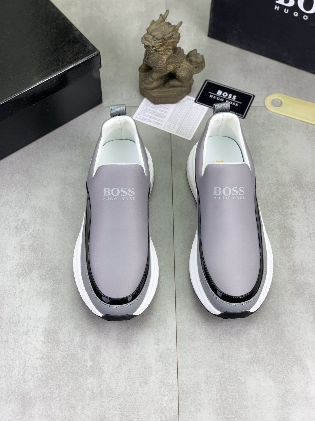 BOSS Low-Top Slip-On Sneakers — front