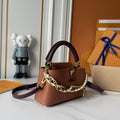 Louis Vuitton Capucines East West Floral Chain Handbag — hero