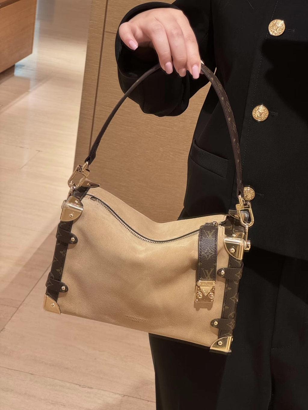 Louis Vuitton Mia Curved Shoulder Bag — hero