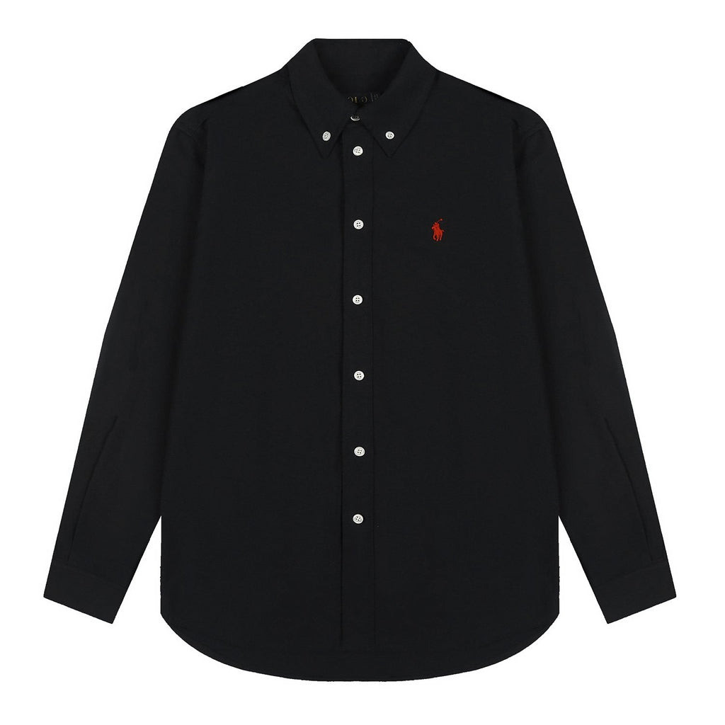Test2-Ralph Lauren Cotton Oxford Button-Down Shirt — front