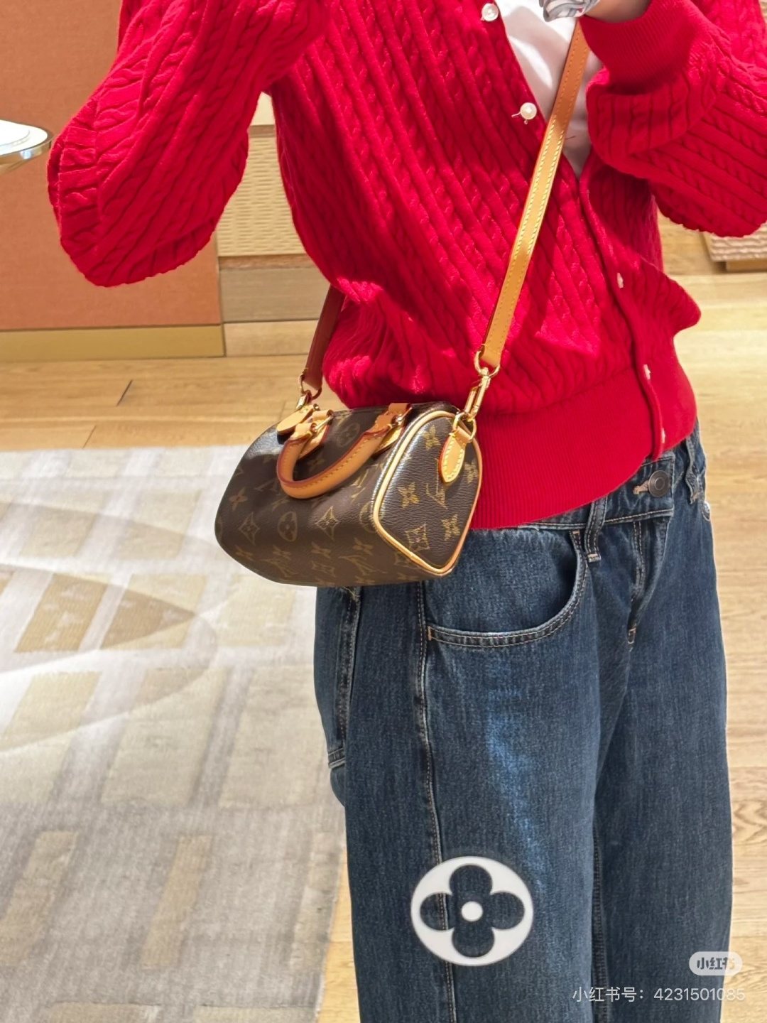 Louis Vuitton Nano Monogram Barrel Bag — model