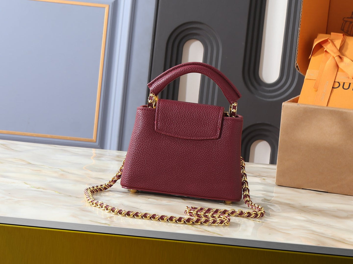 Louis Vuitton Capucines Flower Crown Top-Handle Bag — back