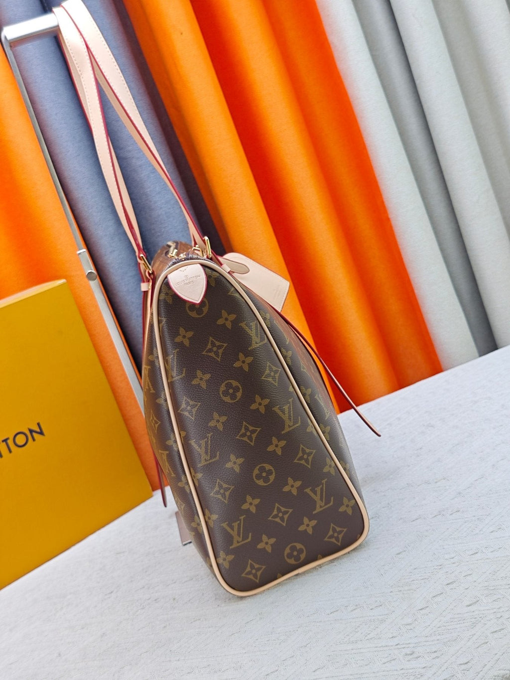 Louis Vuitton Flânerie Monogram Tote Bag — side