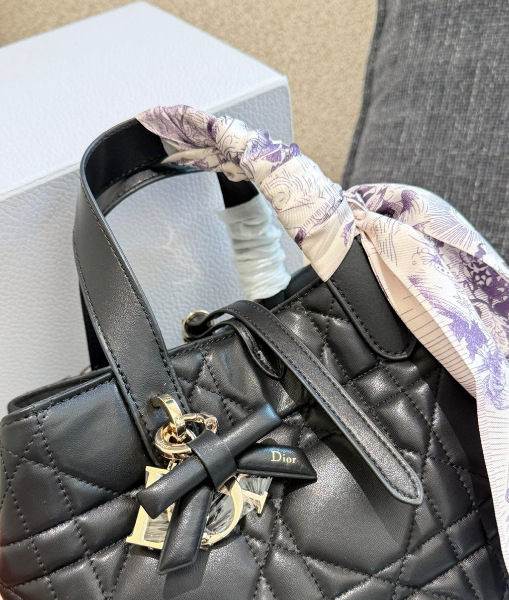 Dior Toujours Upright Quilted Handbag — detail