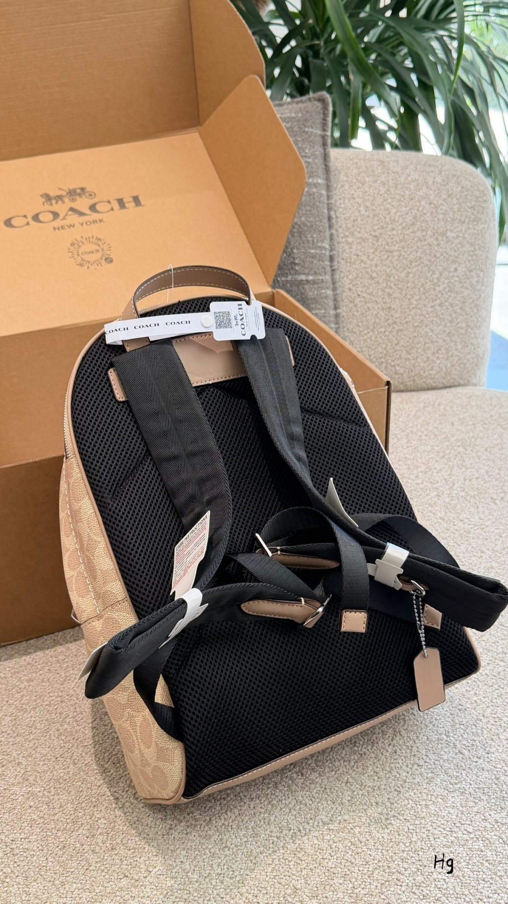 Coach Charlie Backpack — back