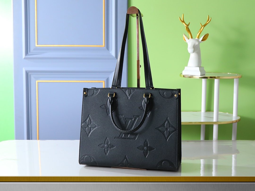 Louis Vuitton Onthego Monogram Empreinte Tote — front