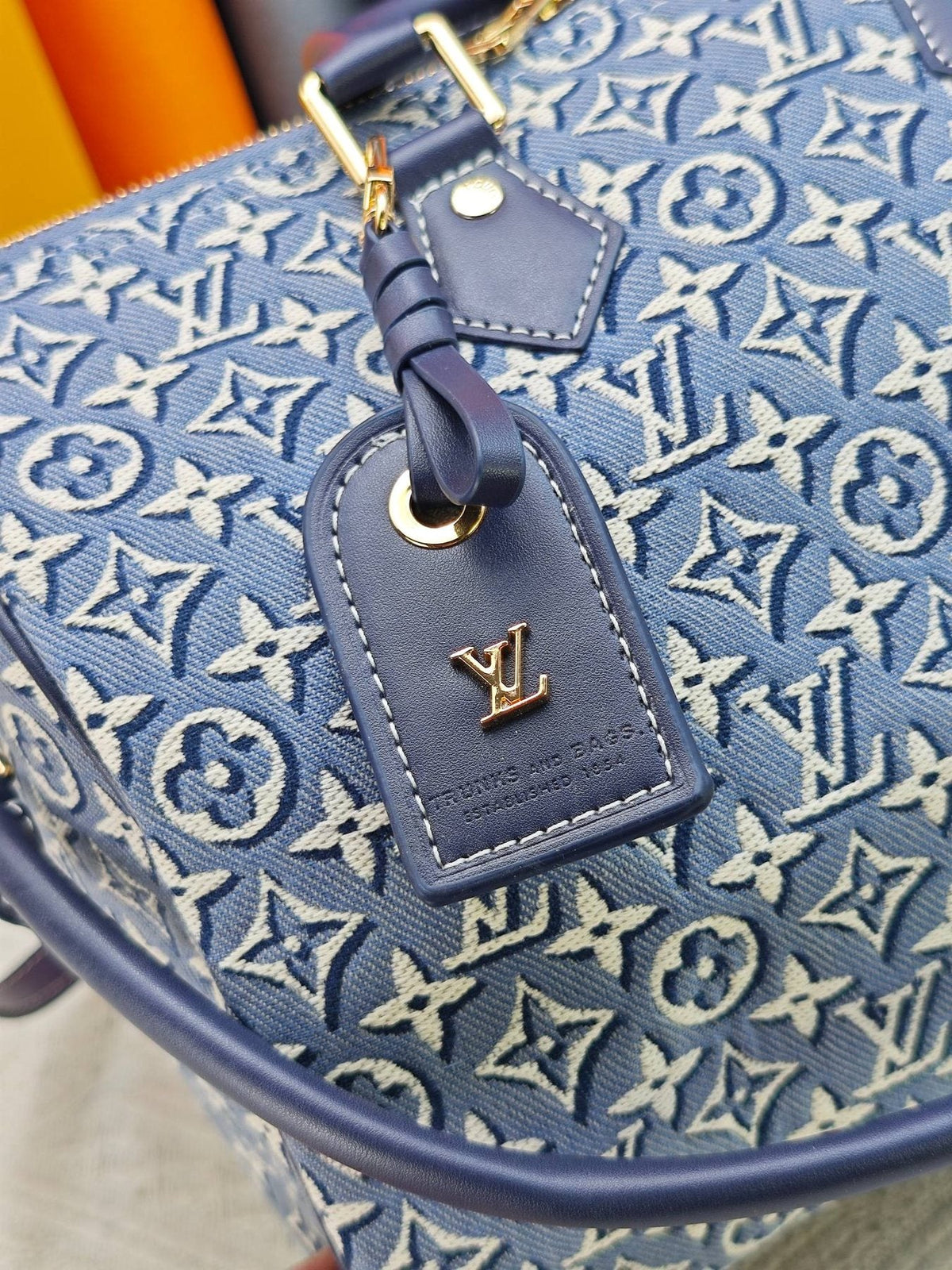 Louis Vuitton Speedy Soft Monogram Jacquard Handbag — detail
