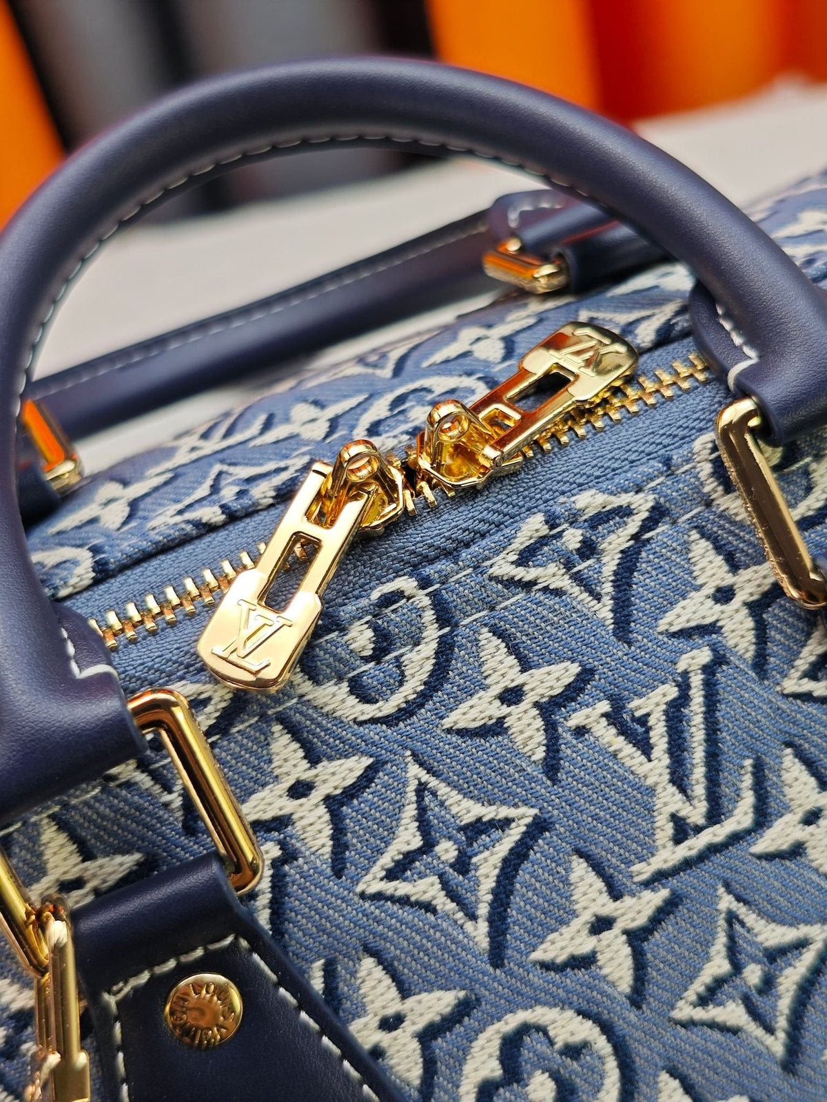 Louis Vuitton Speedy Soft Monogram Jacquard Handbag — detail